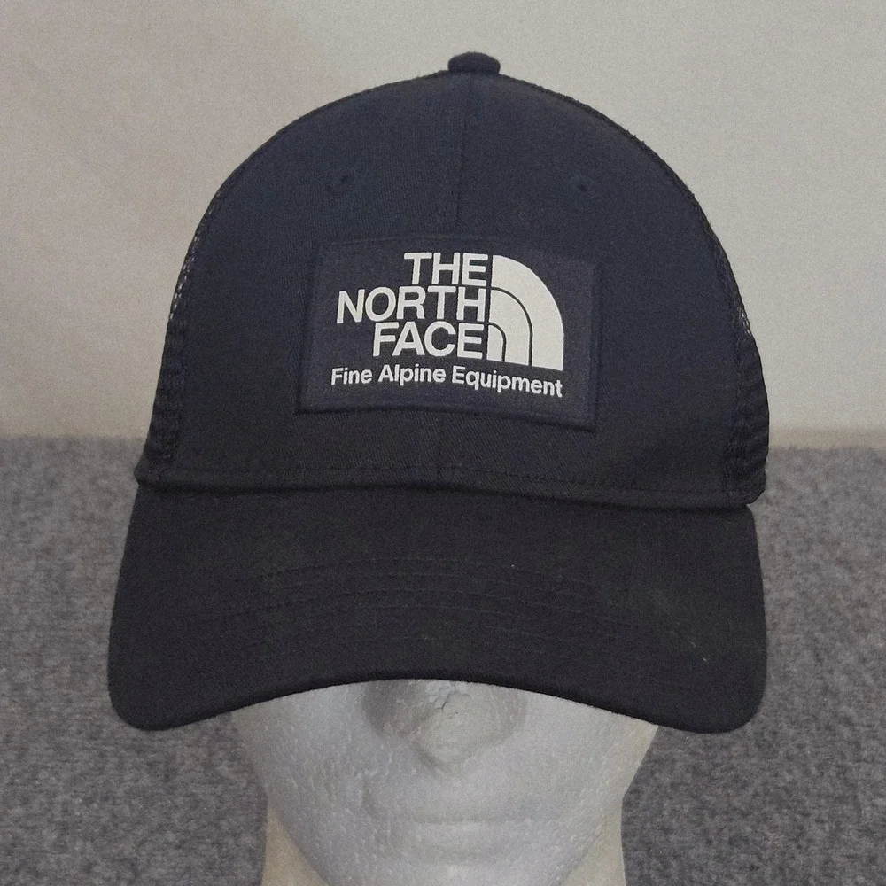 North Face Trucker Hat Black Alpine Equipment Patch Snapback Outdoor Utility Ski
